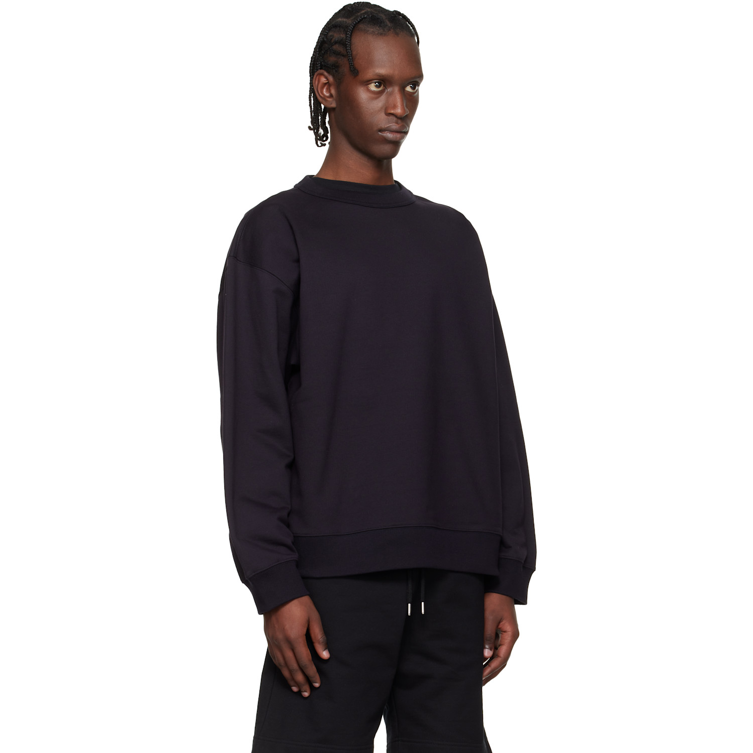  Dries Van Noten Navy Oversized Sweatshirt 