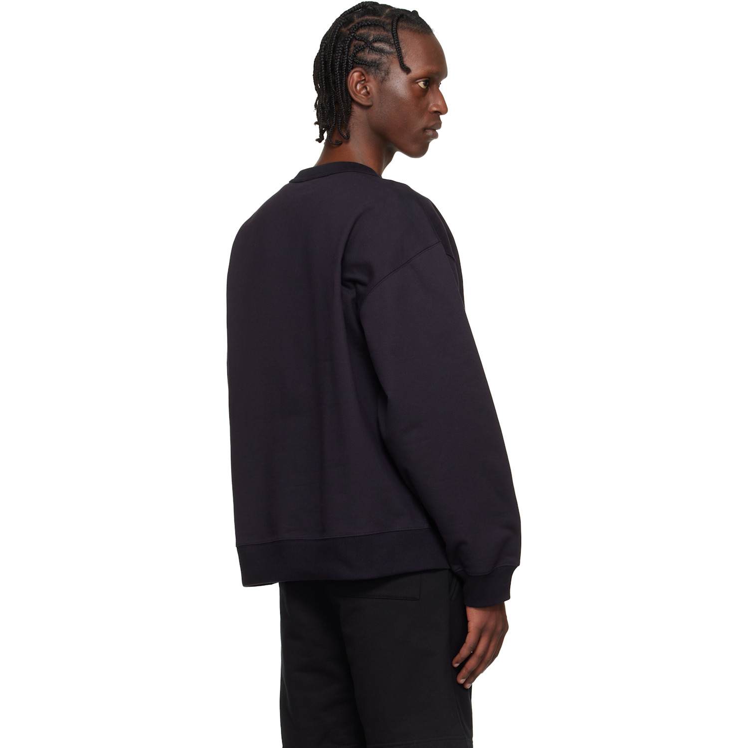 Dries Van Noten Navy Oversized Sweatshirt 