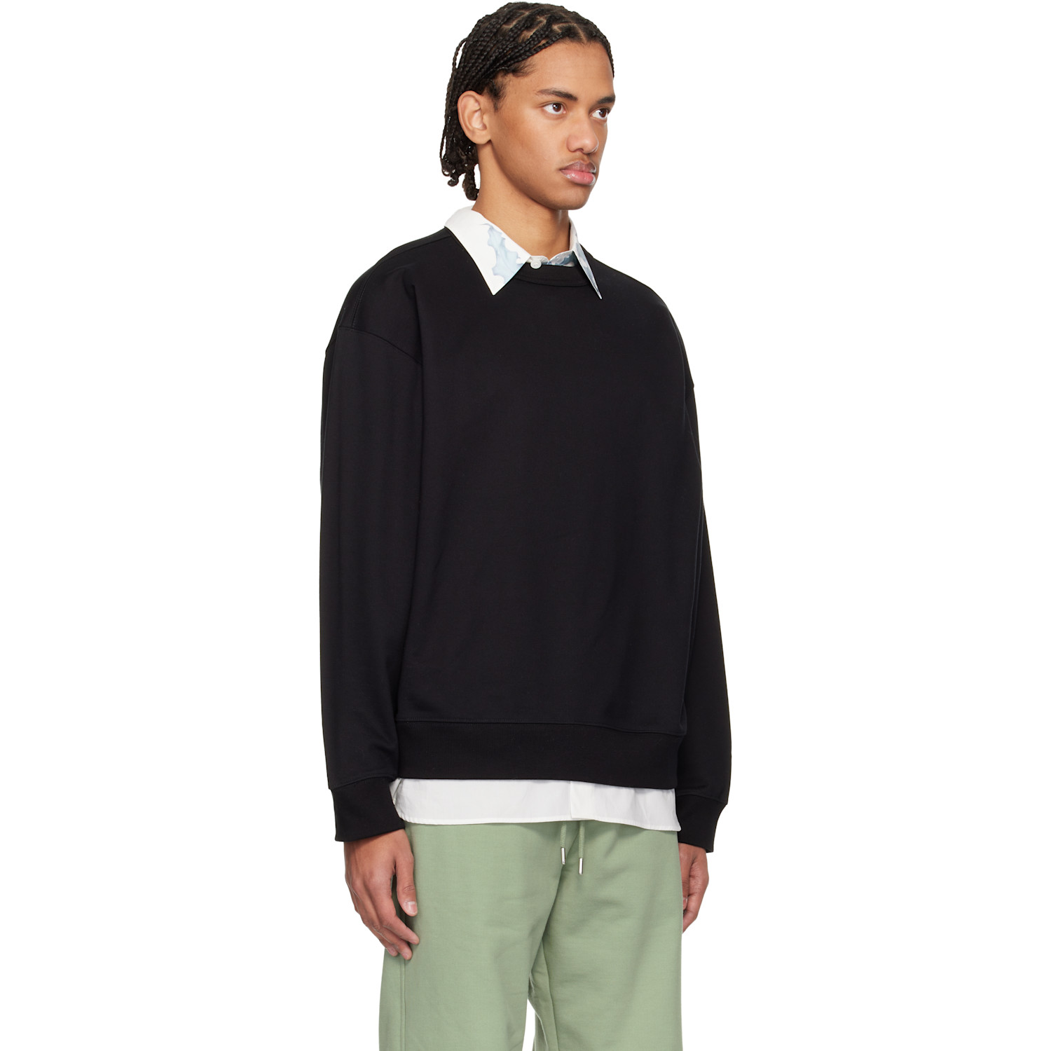  Dries Van Noten Black Oversized Sweatshirt 