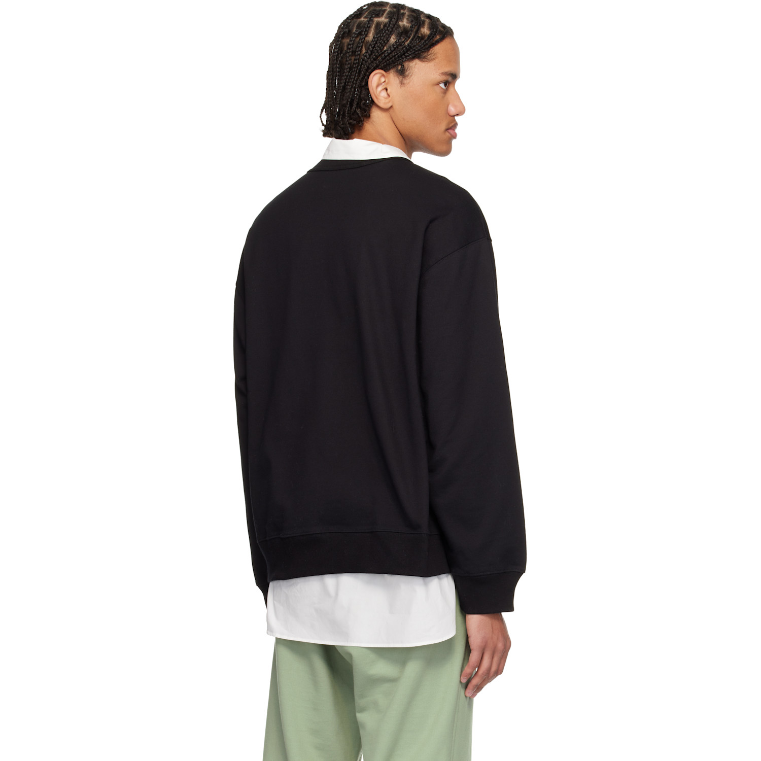  Dries Van Noten Black Oversized Sweatshirt 
