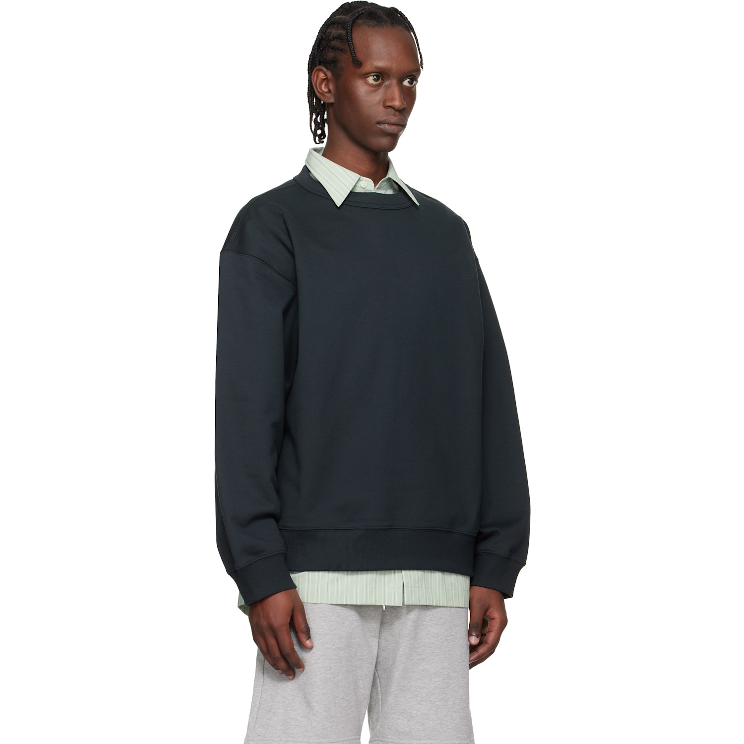  Dries Van Noten Black Oversized Sweatshirt 