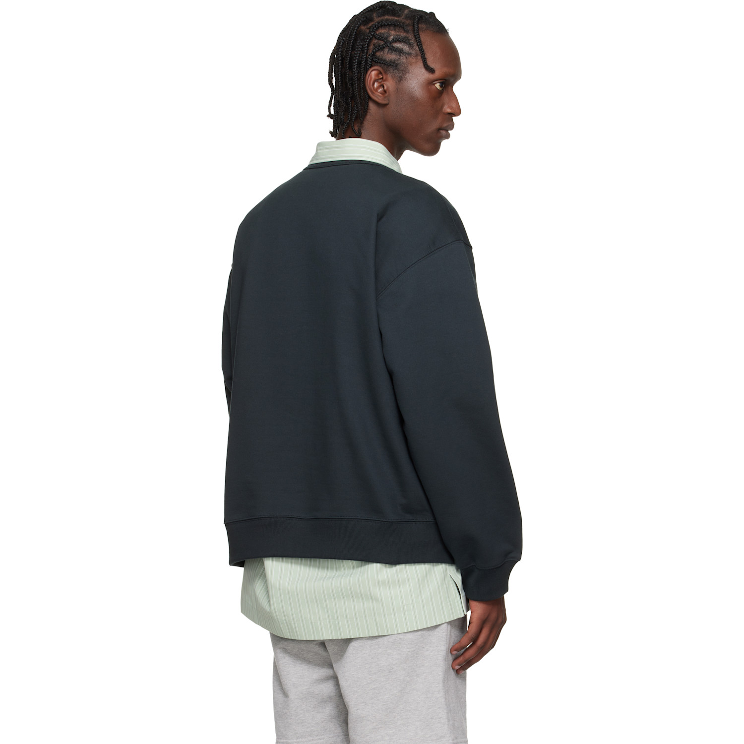  Dries Van Noten Black Oversized Sweatshirt 