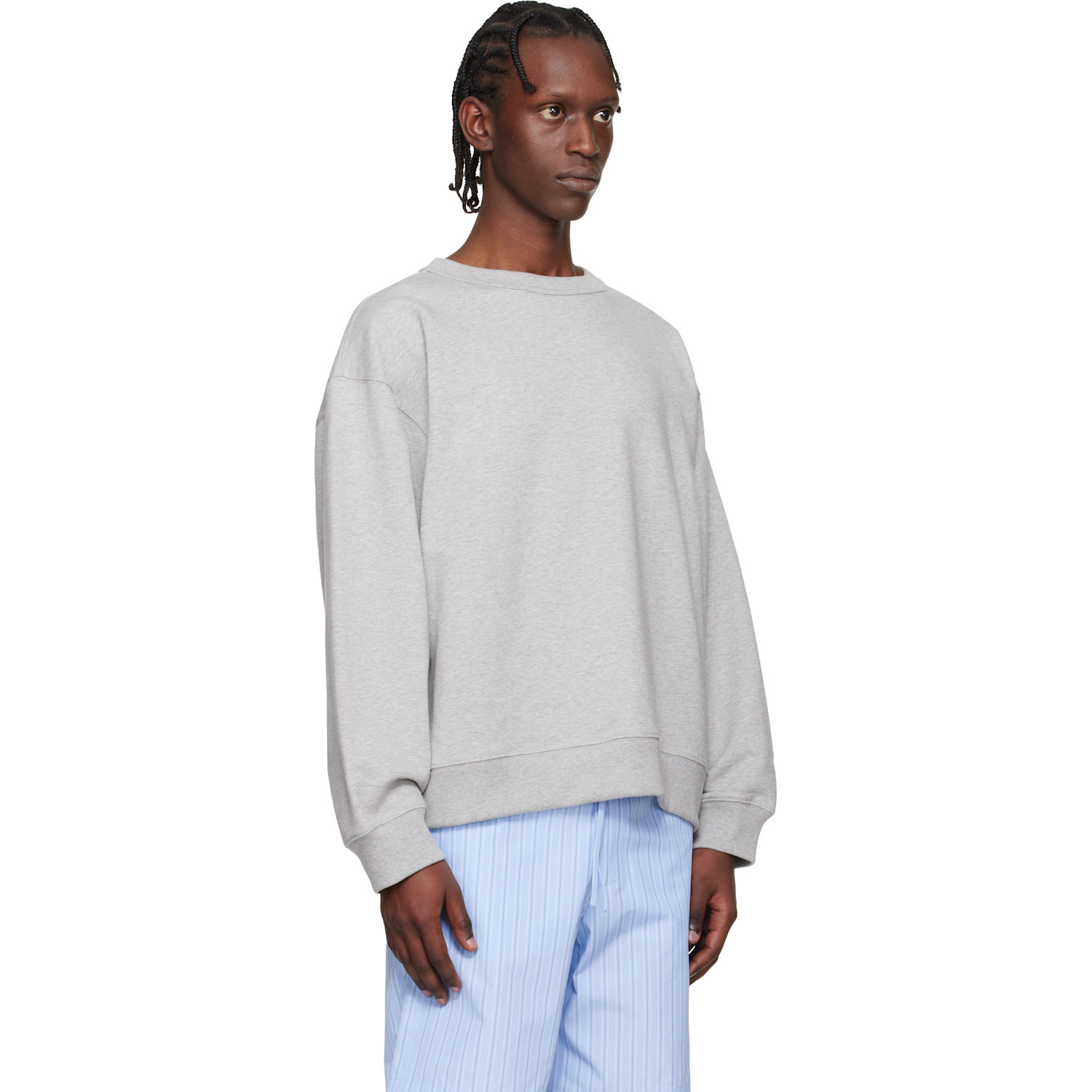 Dries Van Noten Gray Oversized Sweatshirt 
