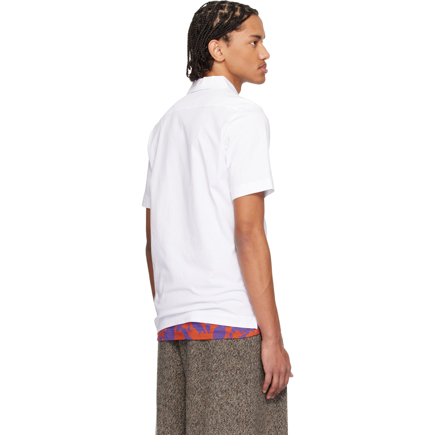  Dries Van Noten White Cotton Polo 