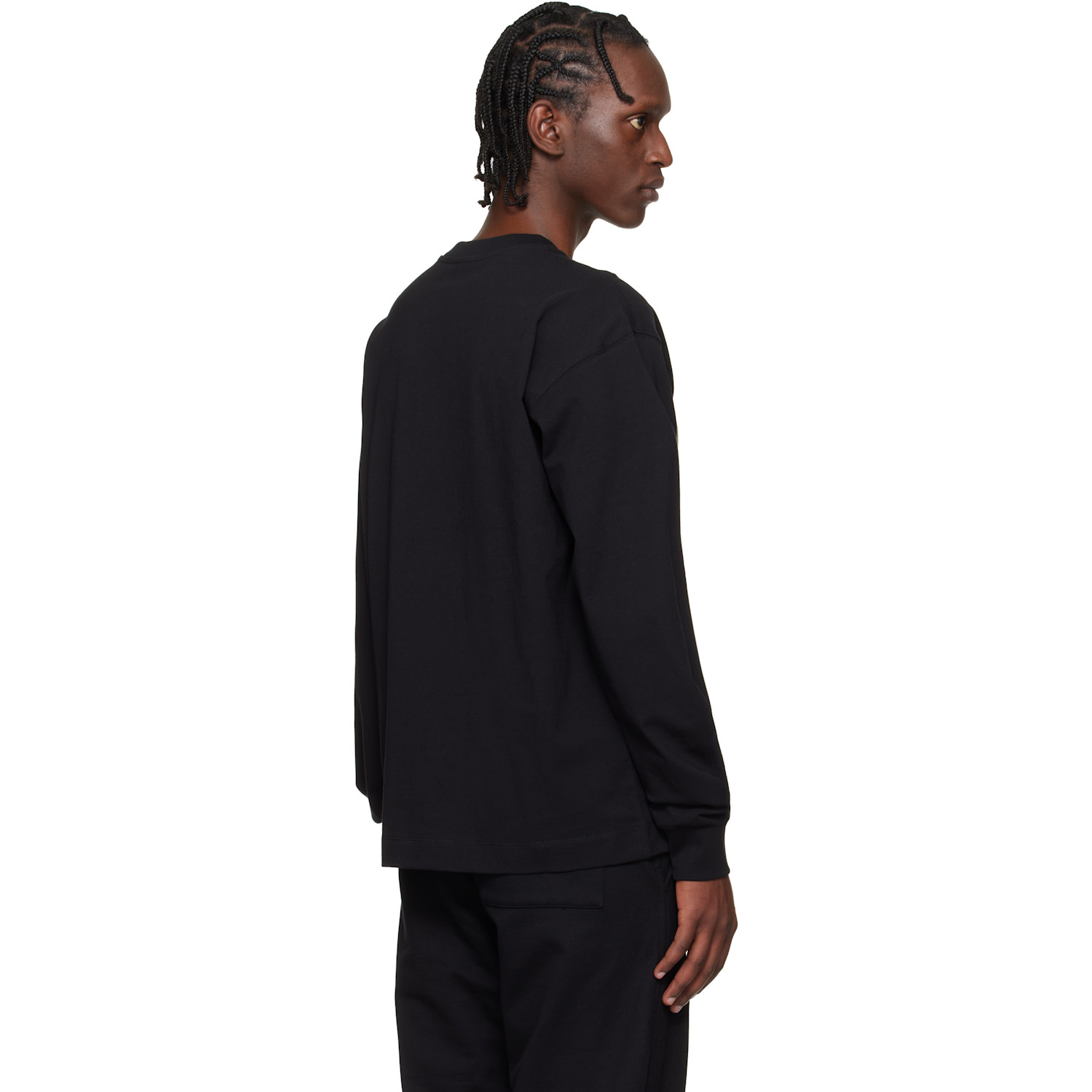  Dries Van Noten Black Floral T-shirt 