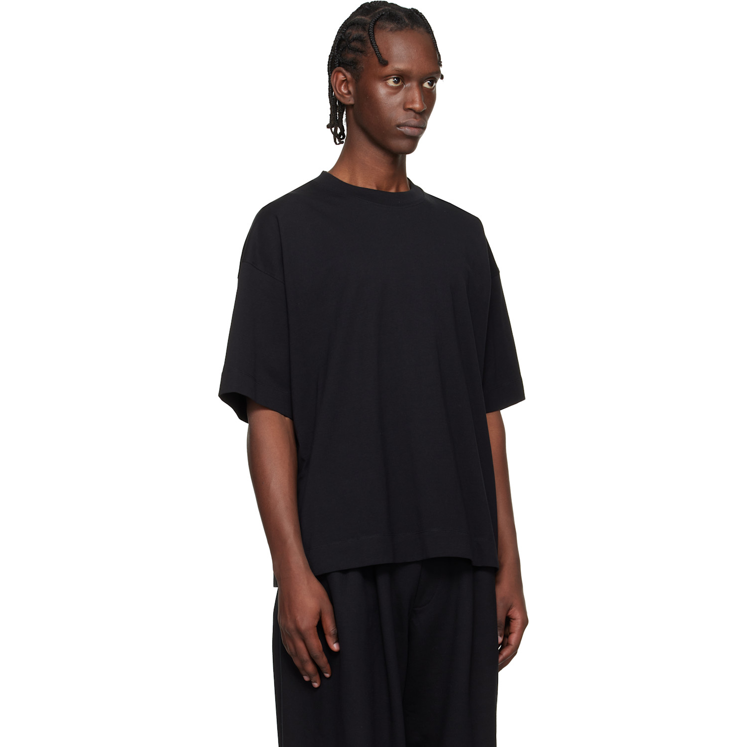  Dries Van Noten Black Oversized T-shirt 