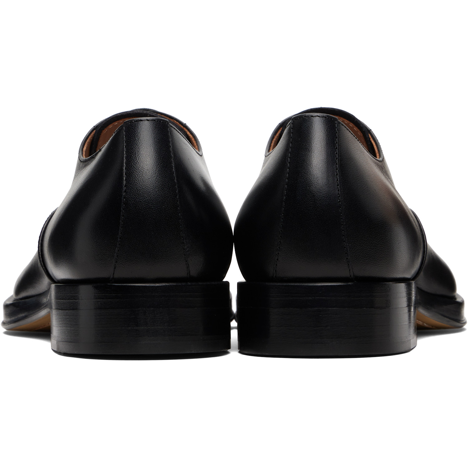  Dries Van Noten Black Leather Oxfords 