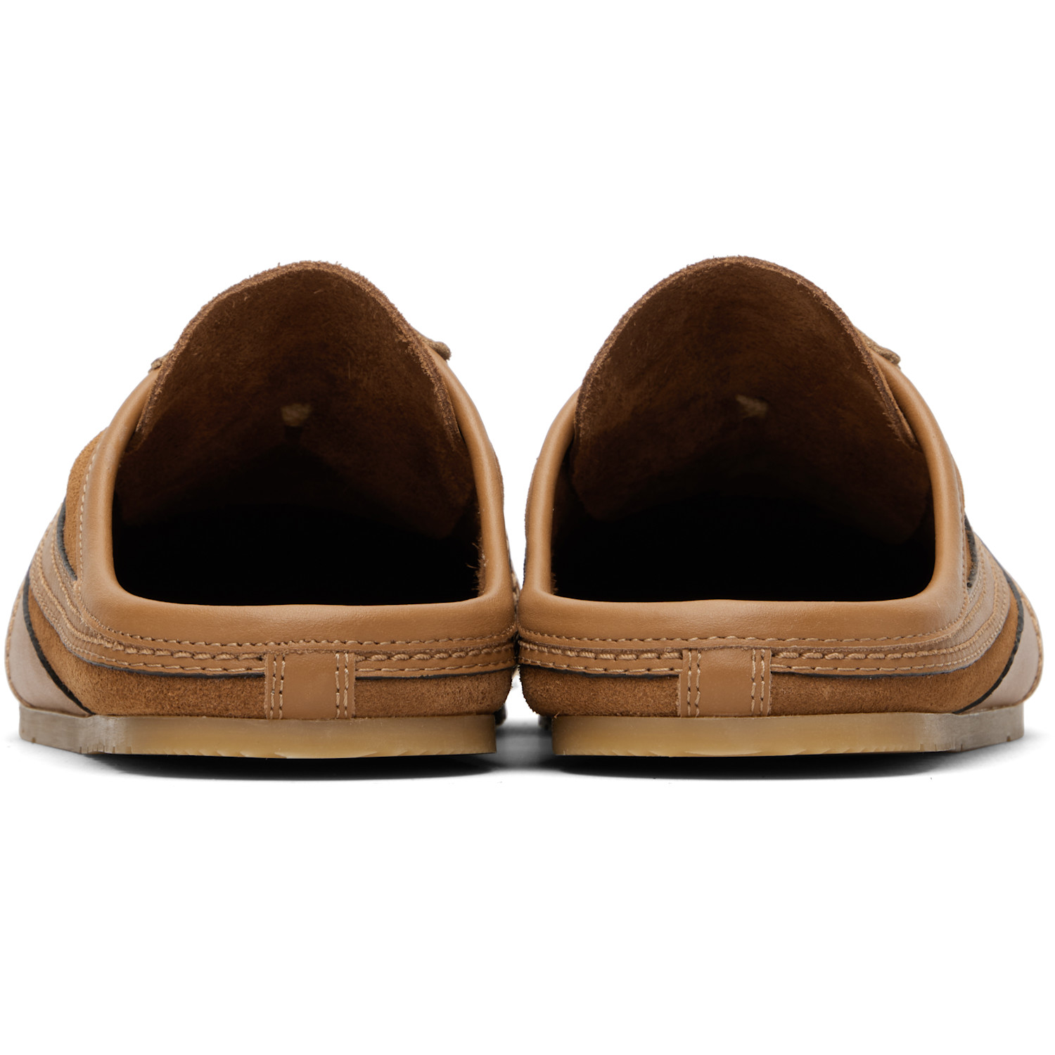  Dries Van Noten Brown Suede Mule Sneakers 