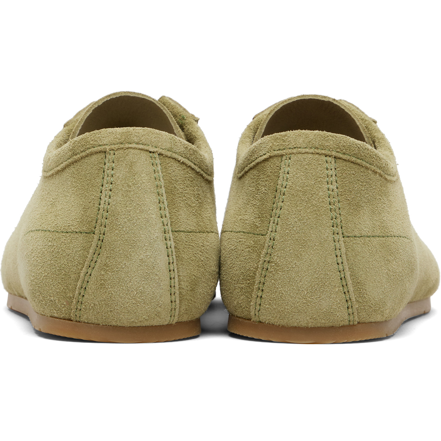  Dries Van Noten Khaki Suede Sneakers 
