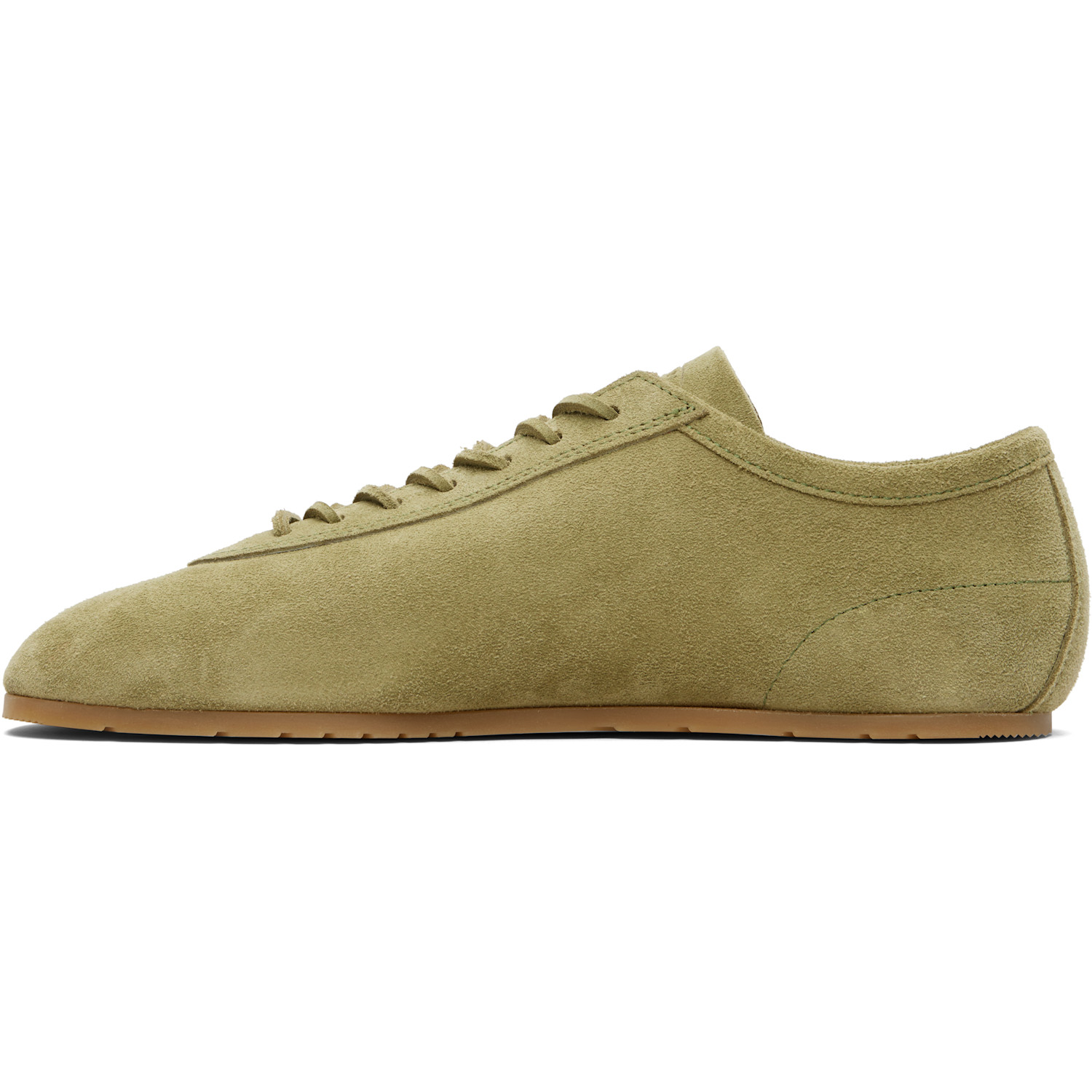  Dries Van Noten Khaki Suede Sneakers 