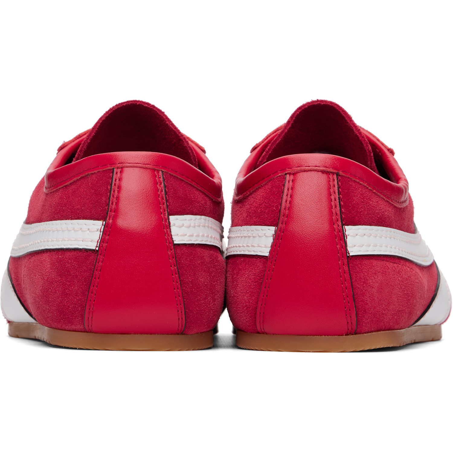  Dries Van Noten Red Suede Sneakers 