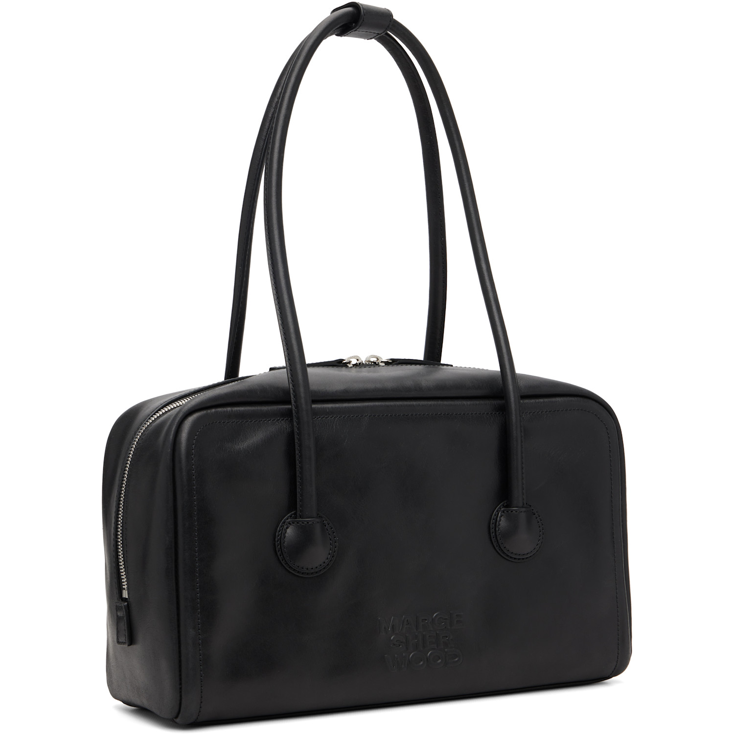  Margesherwood Black Soft Boston Bag 