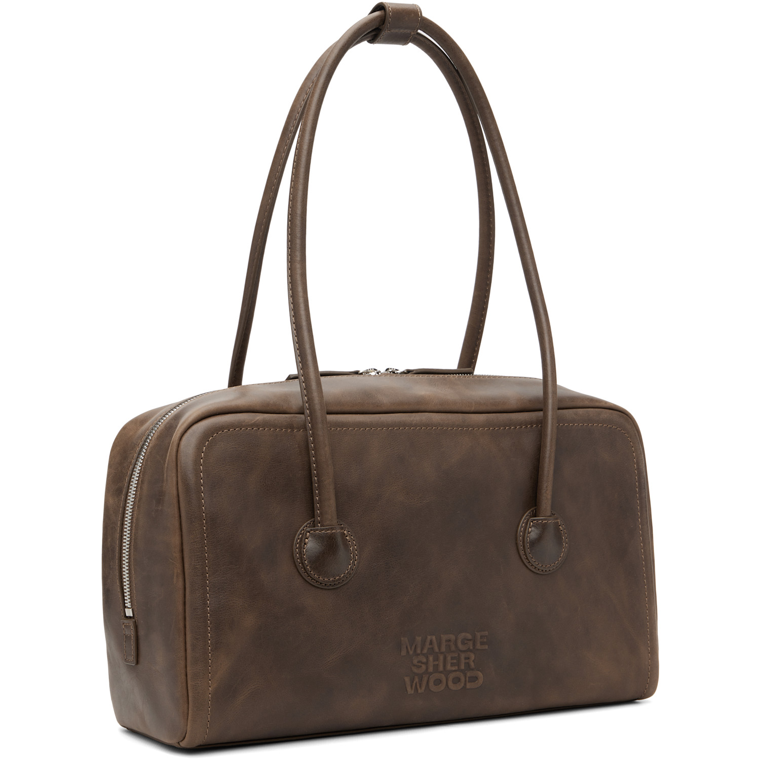  Margesherwood Brown Soft Boston Bag 