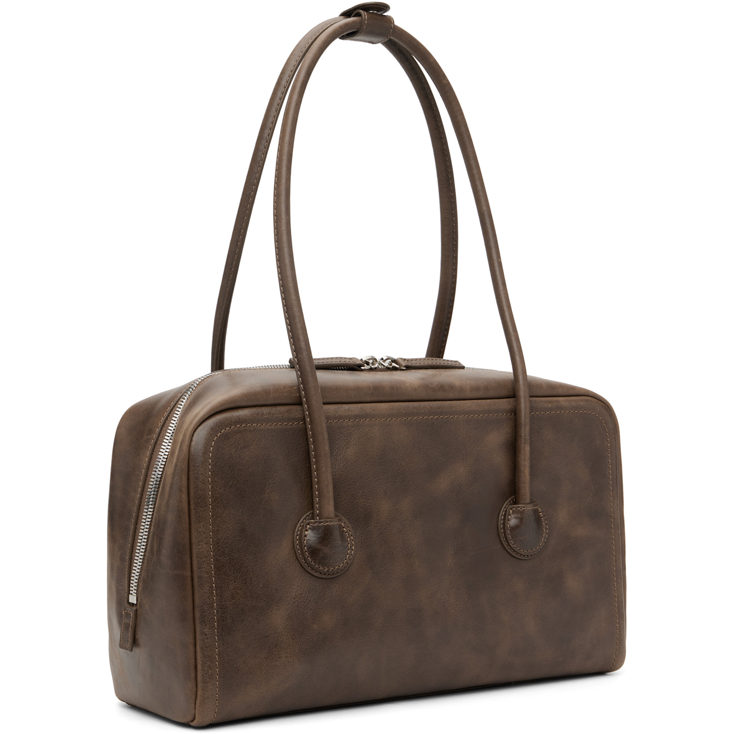  Margesherwood Brown Soft Boston Bag 
