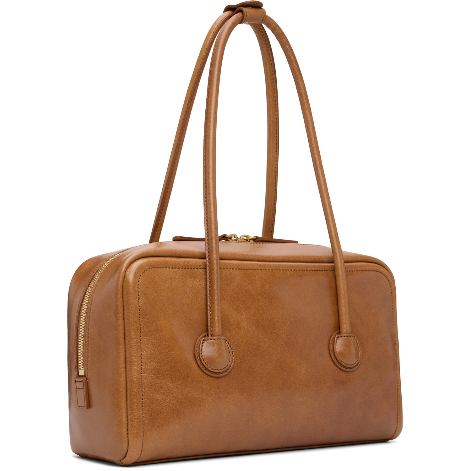  Margesherwood Brown Soft Boston Small Bag 