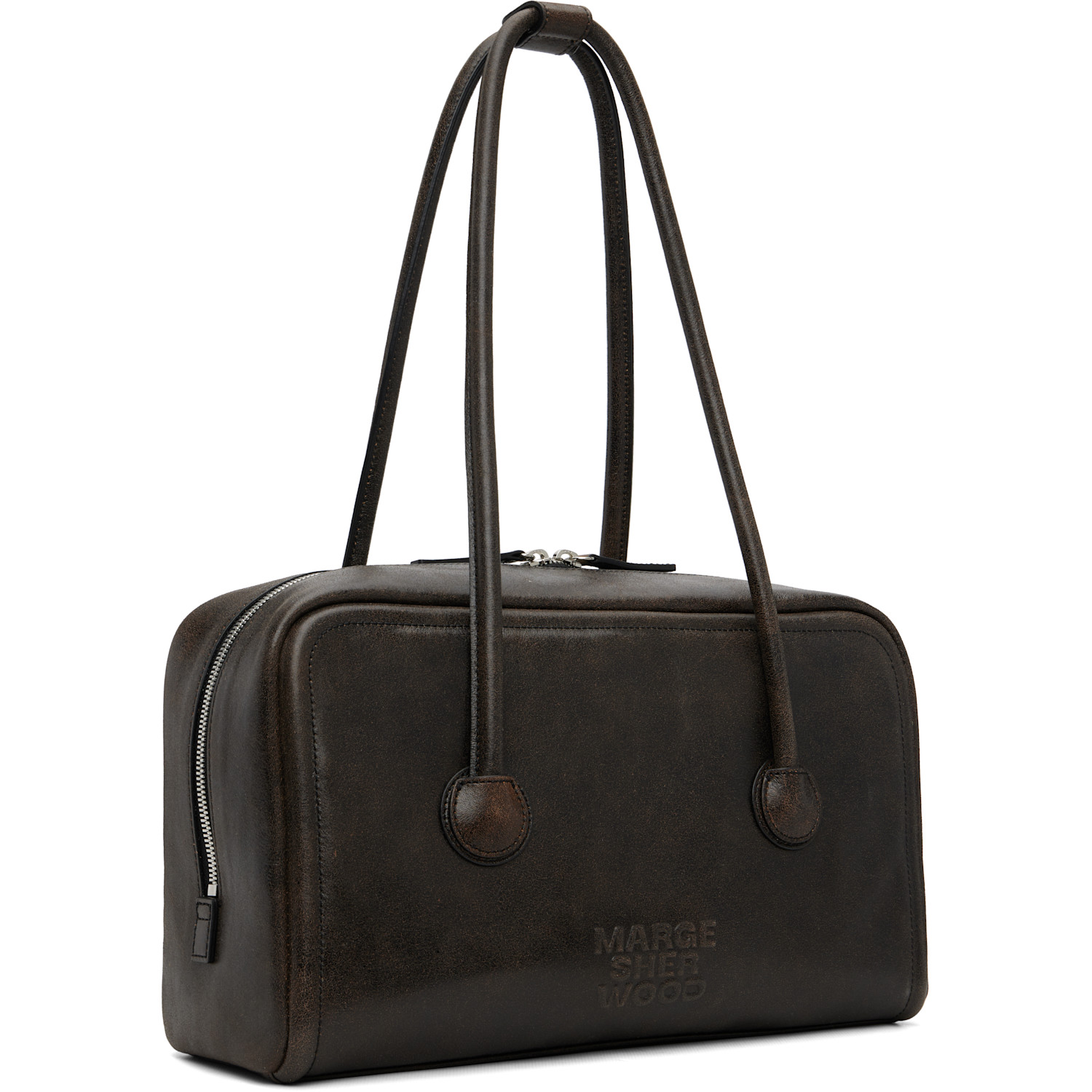  Margesherwood Brown Soft Boston Bag 