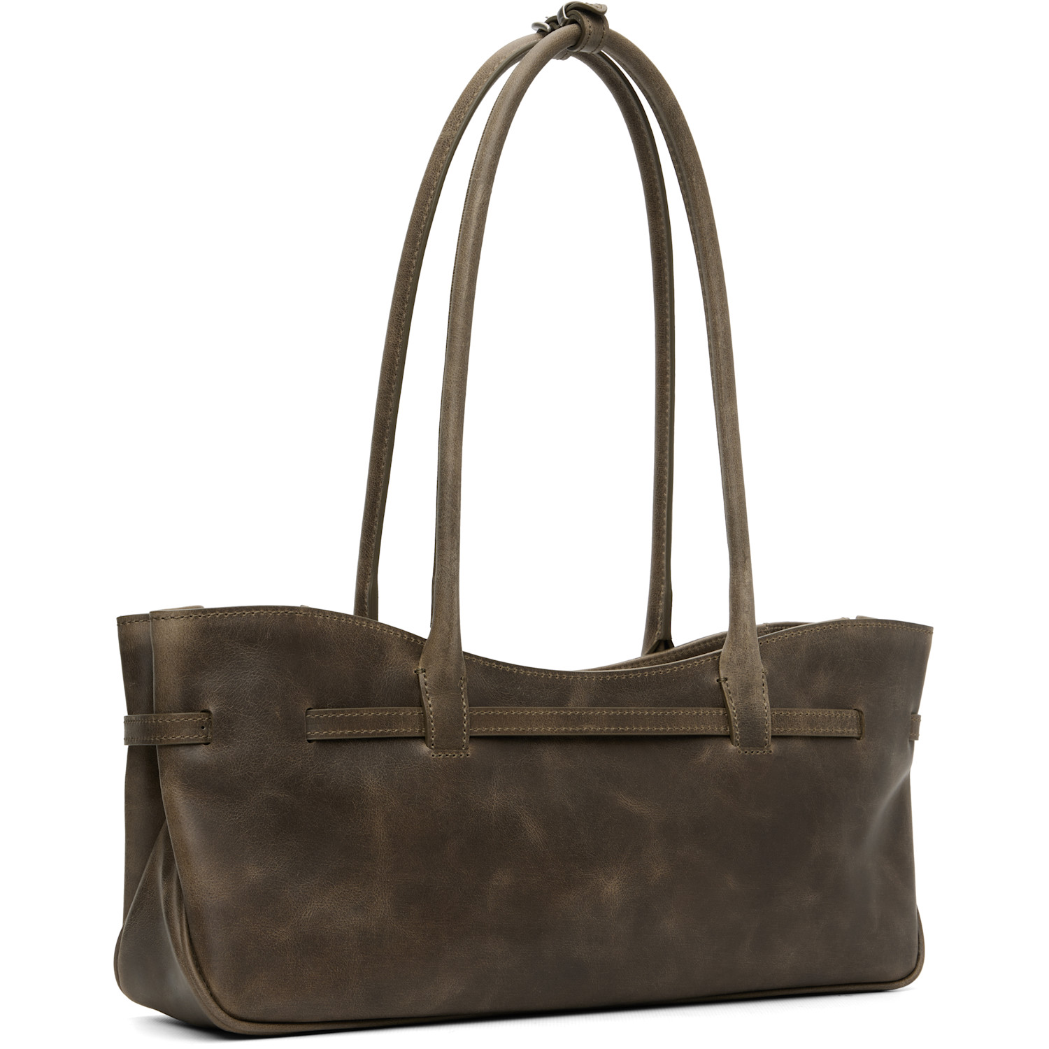  Margesherwood Brown Grandma Used Shoulder Bag 
