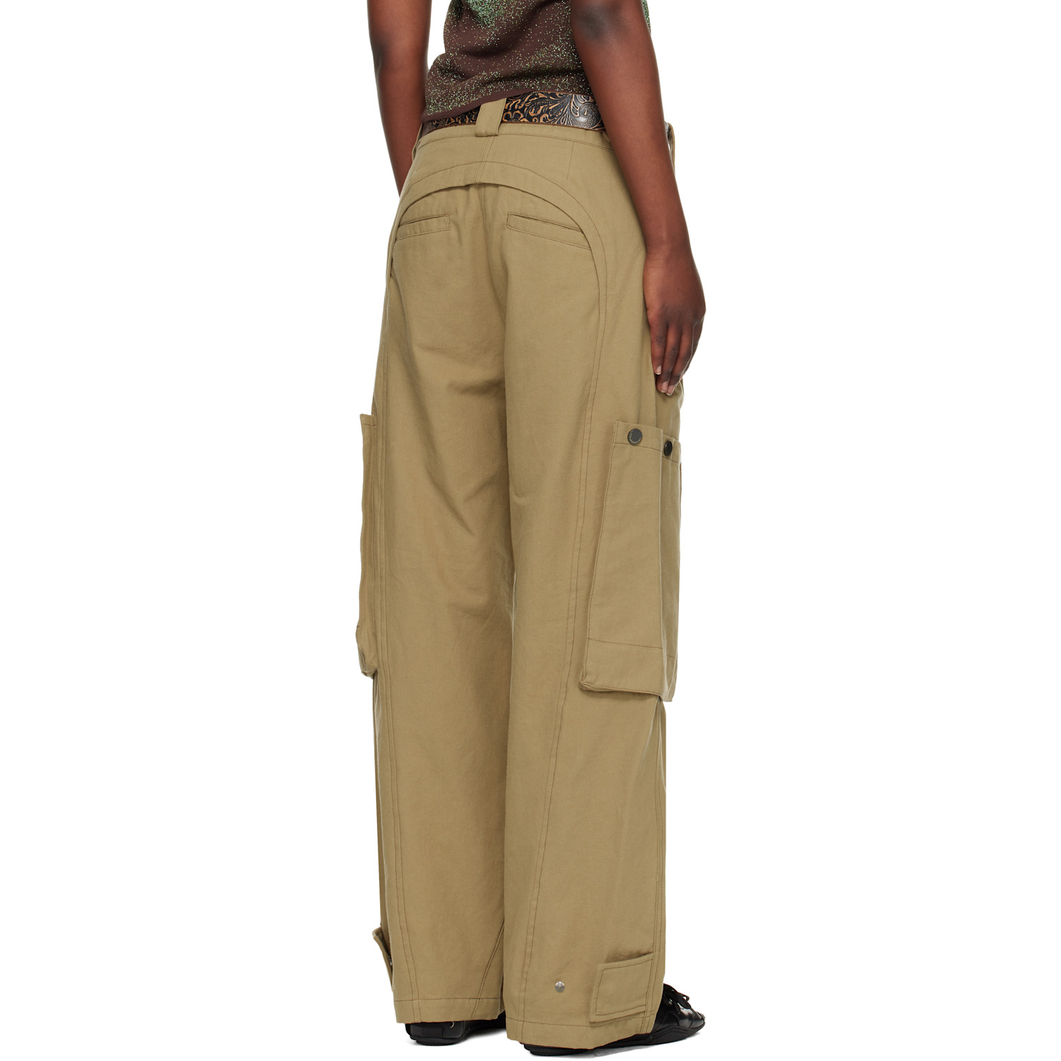  Andersson Bell Beige Utility Cargo Pants 