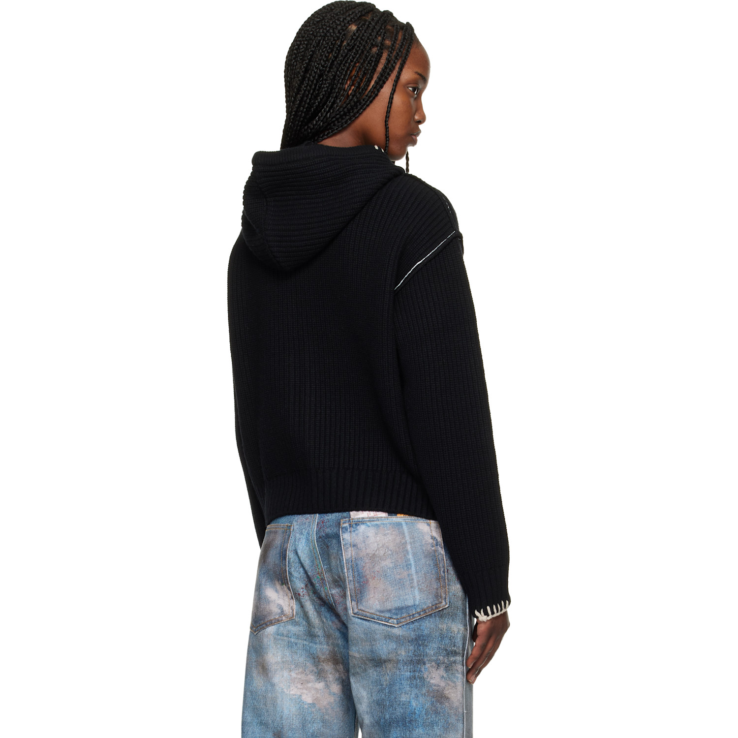  Andersson Bell Black Heart Logo Zip-up Hoodie 