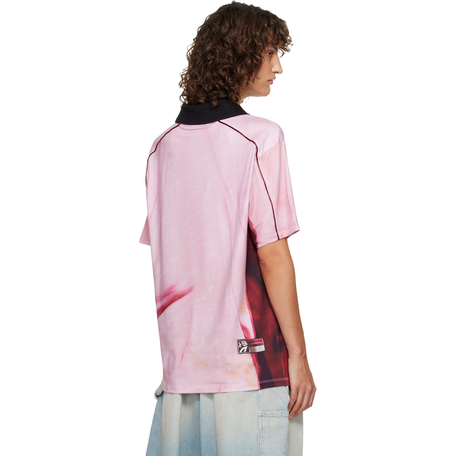  Andersson Bell Pink Printed Football Jersey T-shirt 