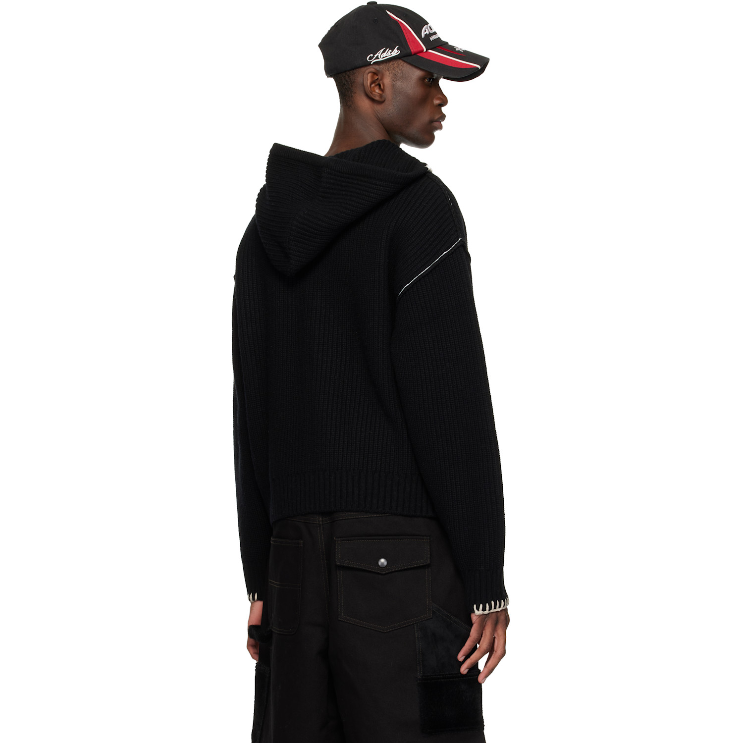  Andersson Bell Black Heart Logo Zip-up Hoodie 