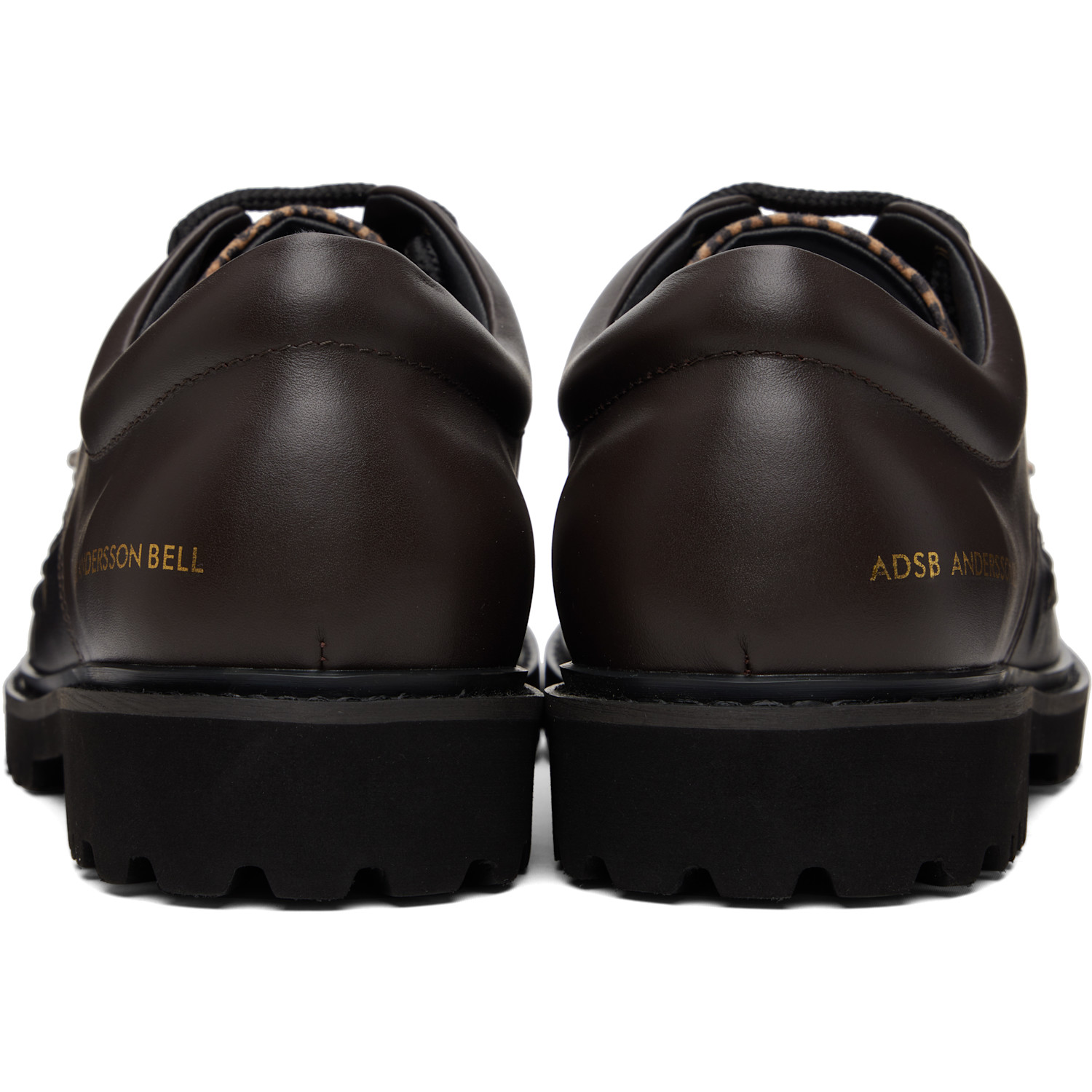  Andersson Bell Black & Brown Fringed Woven Loafers 