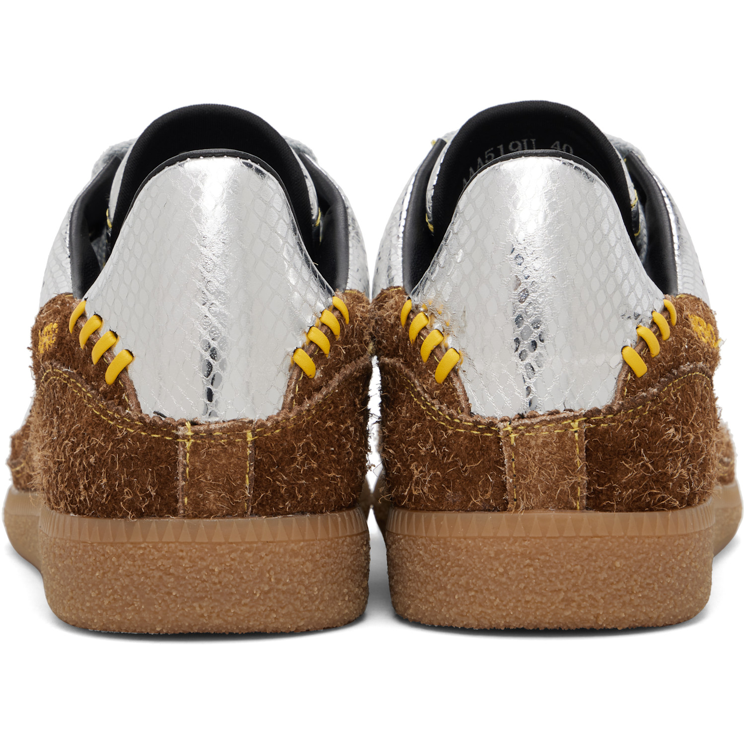 Andersson Bell Silver & Brown Nero Sneakers 