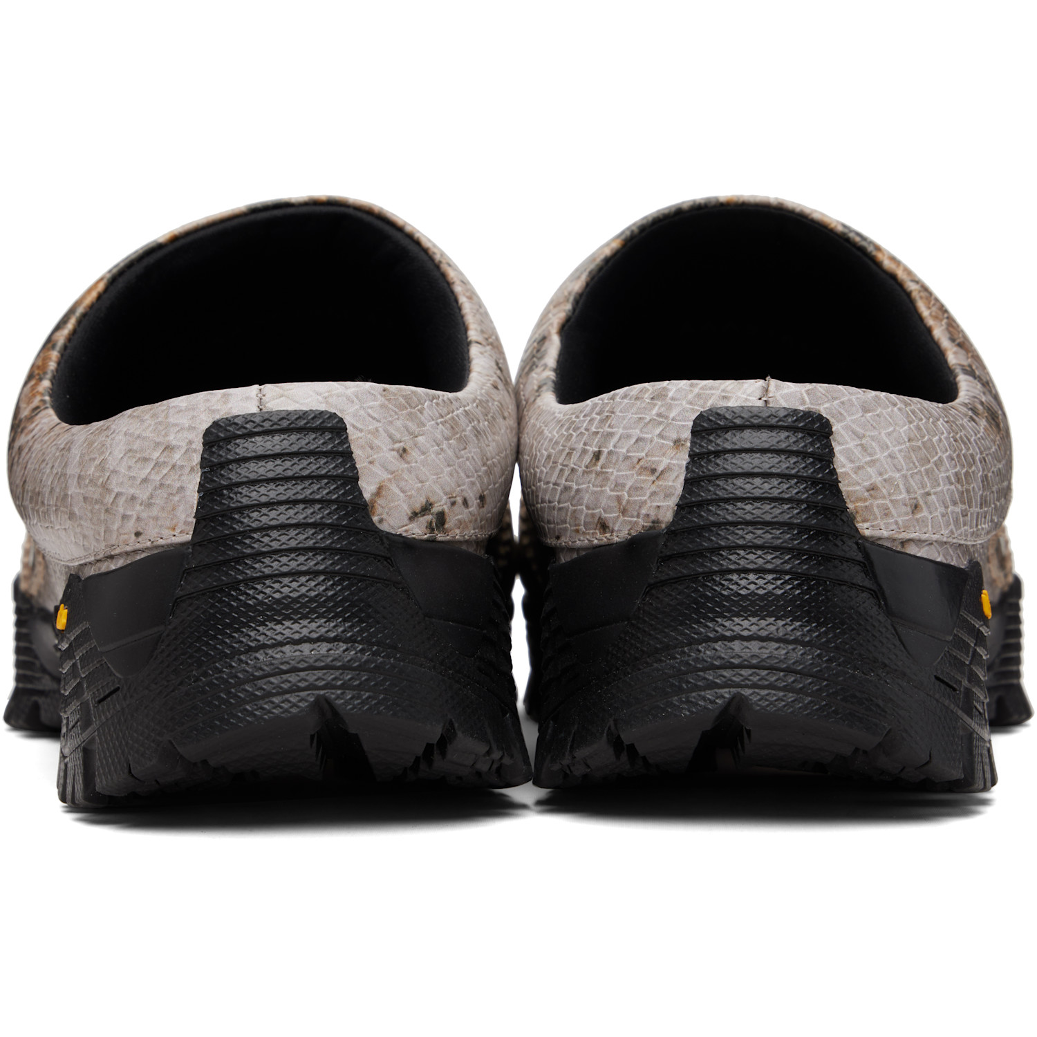  Andersson Bell Beige & Khaki Raw Cut Mule Sneakers 