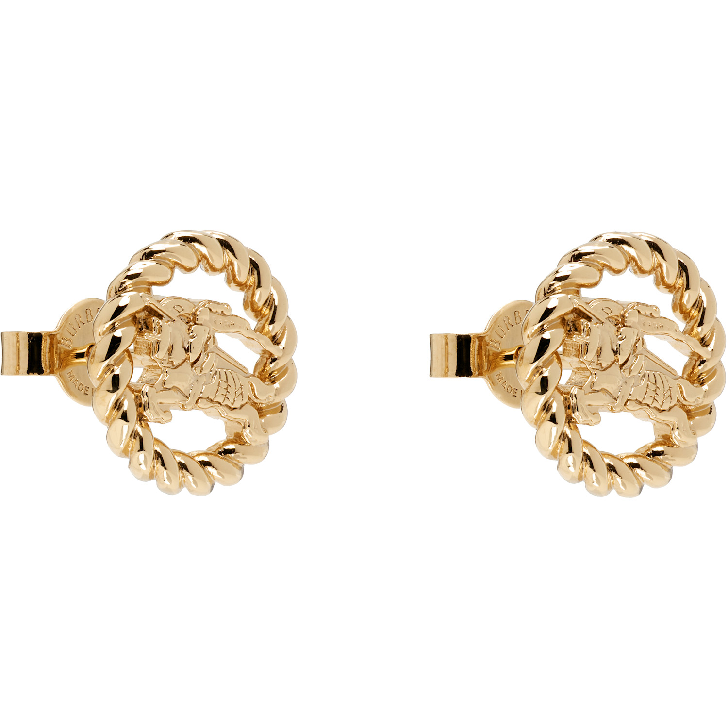  Burberry Ekd Stud Earrings​ 