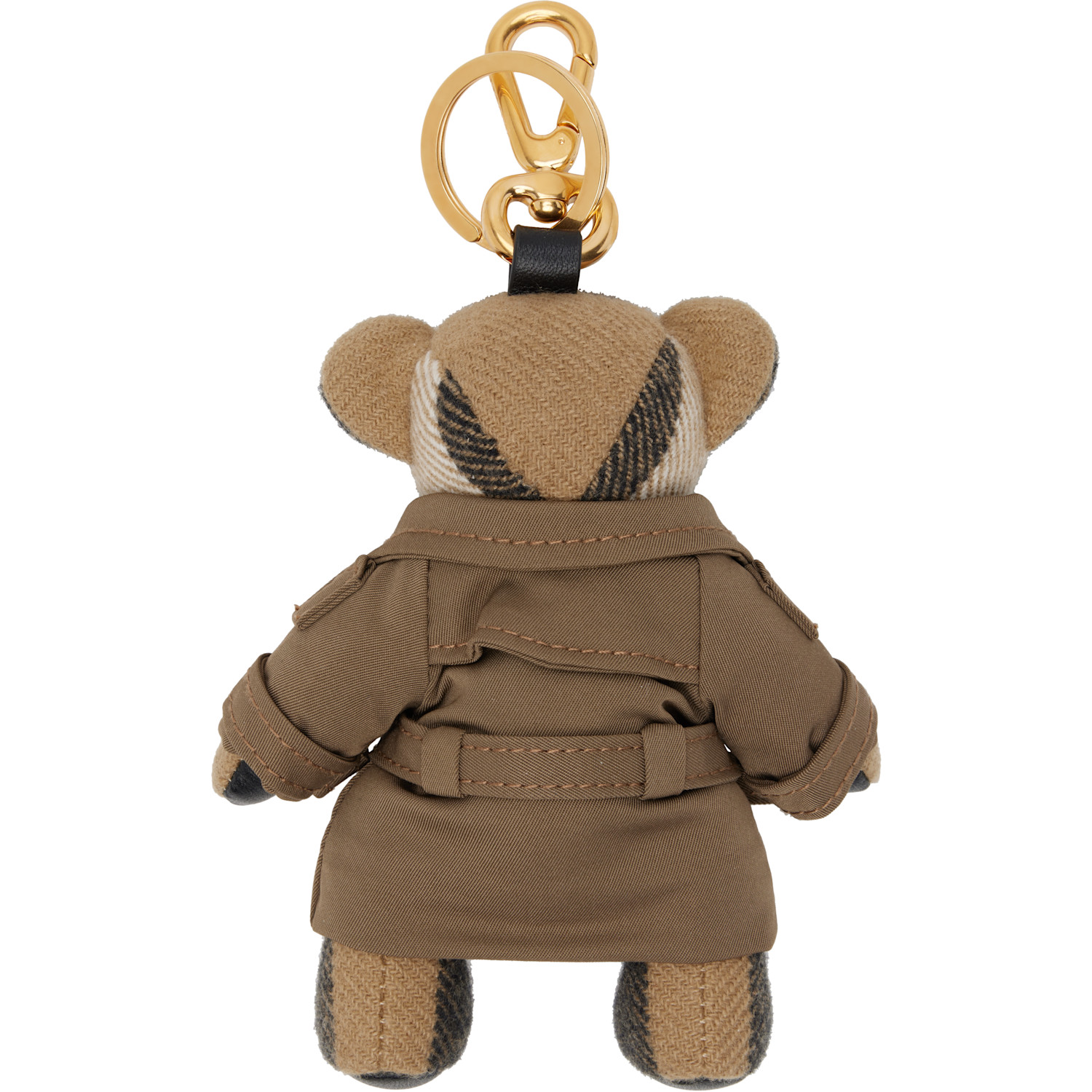  Burberry Brown Thomas Bear Charm Keychain 