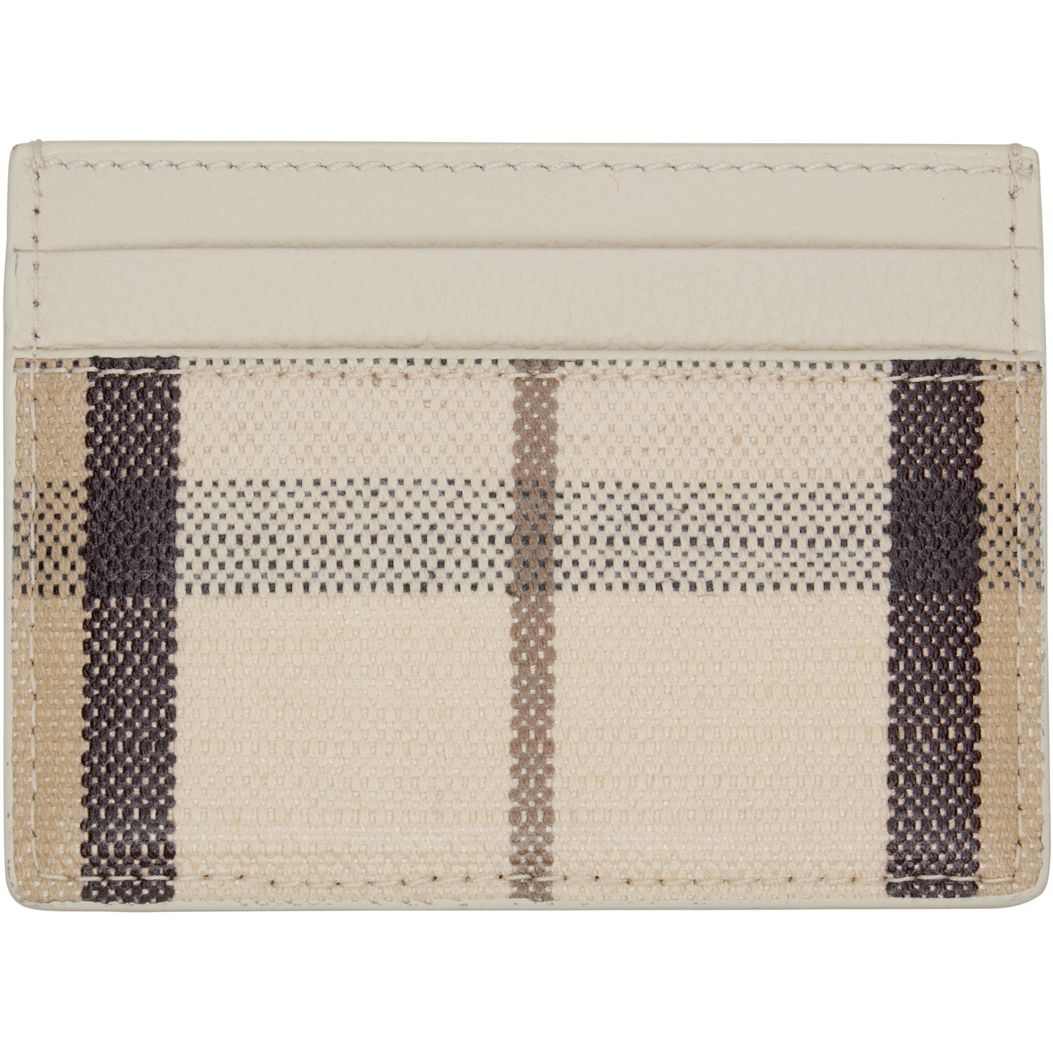  Burberry Off-white Highlands Card Holder 