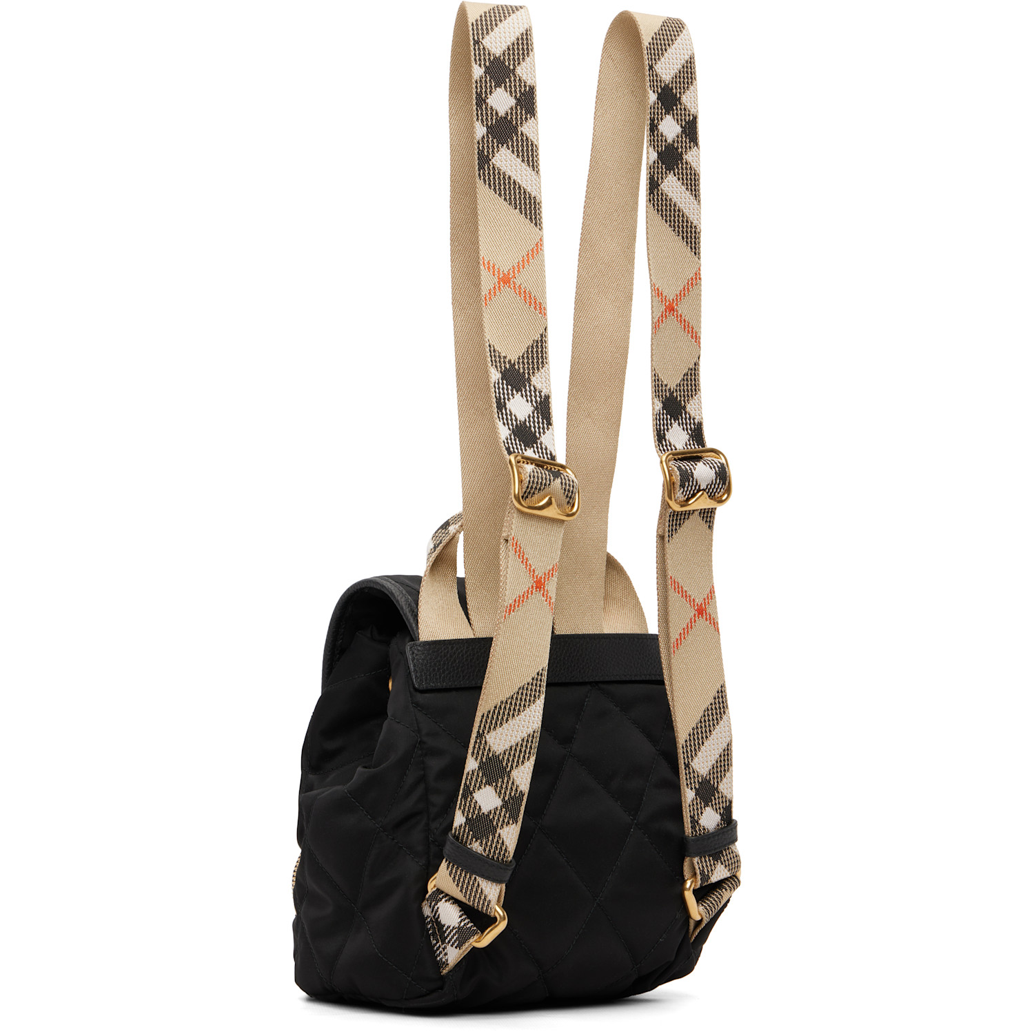  Burberry Black Mini Horseshoe Backpack​ 