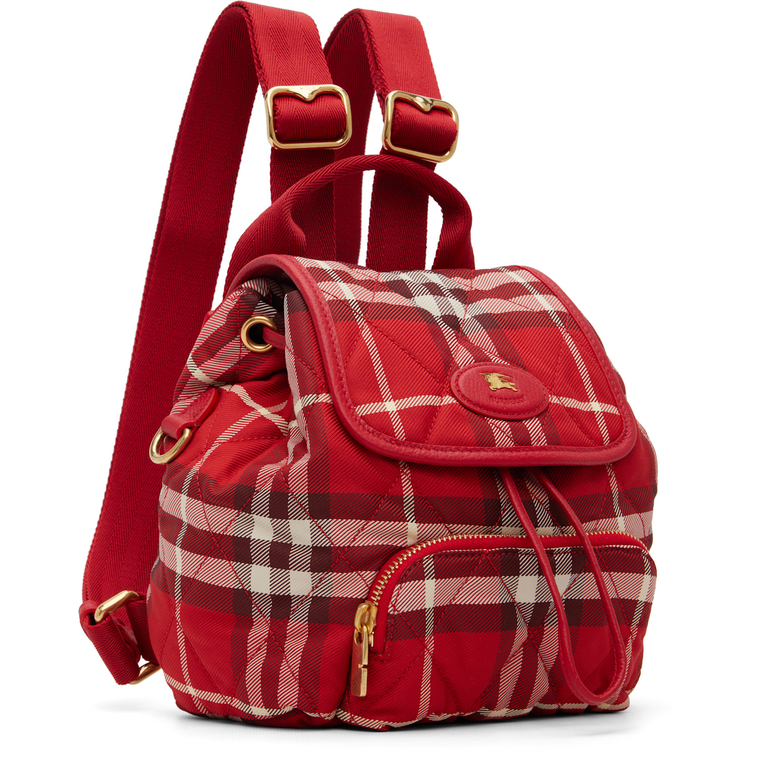  Burberry Red Mini Horseshoe Backpack​ 