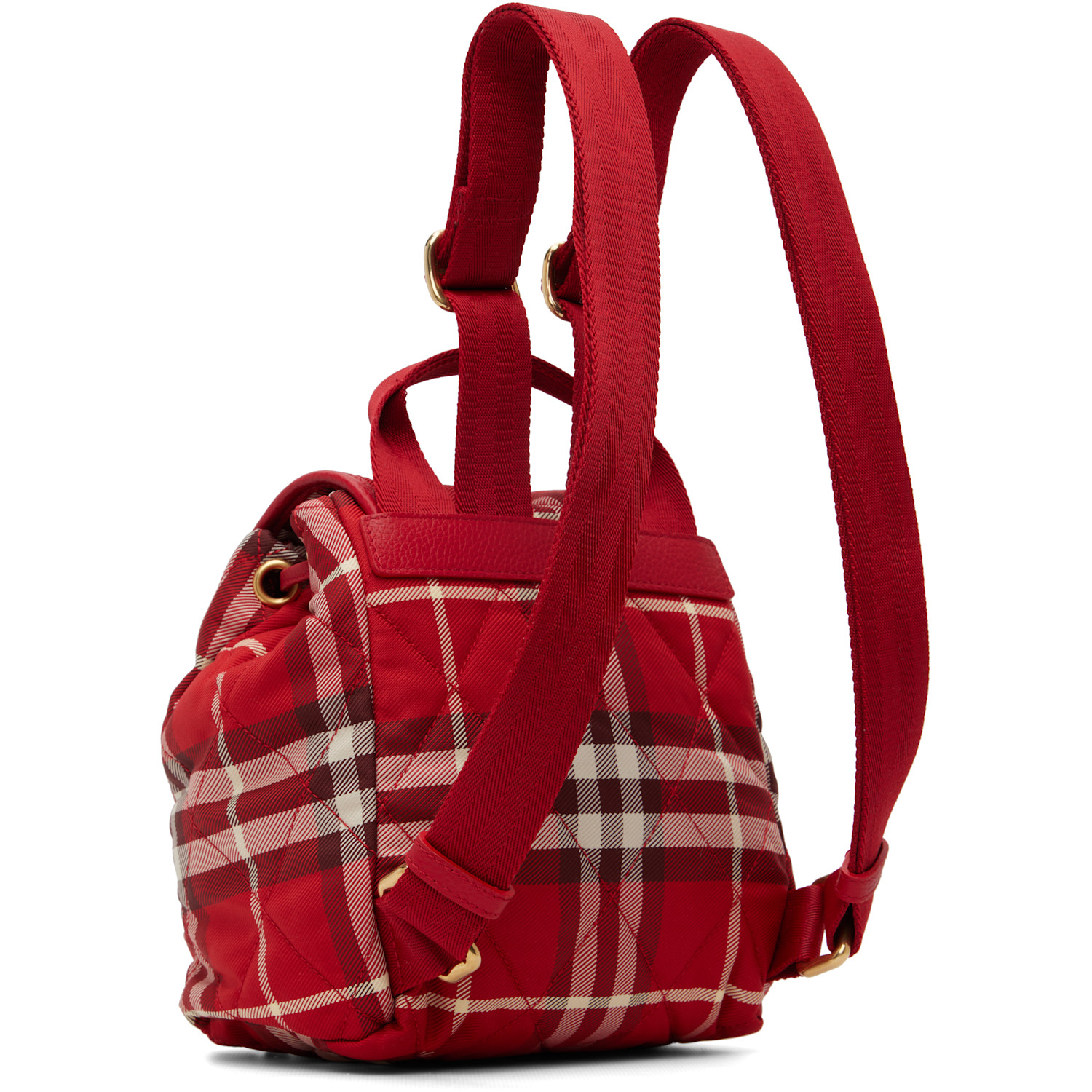  Burberry Red Mini Horseshoe Backpack​ 