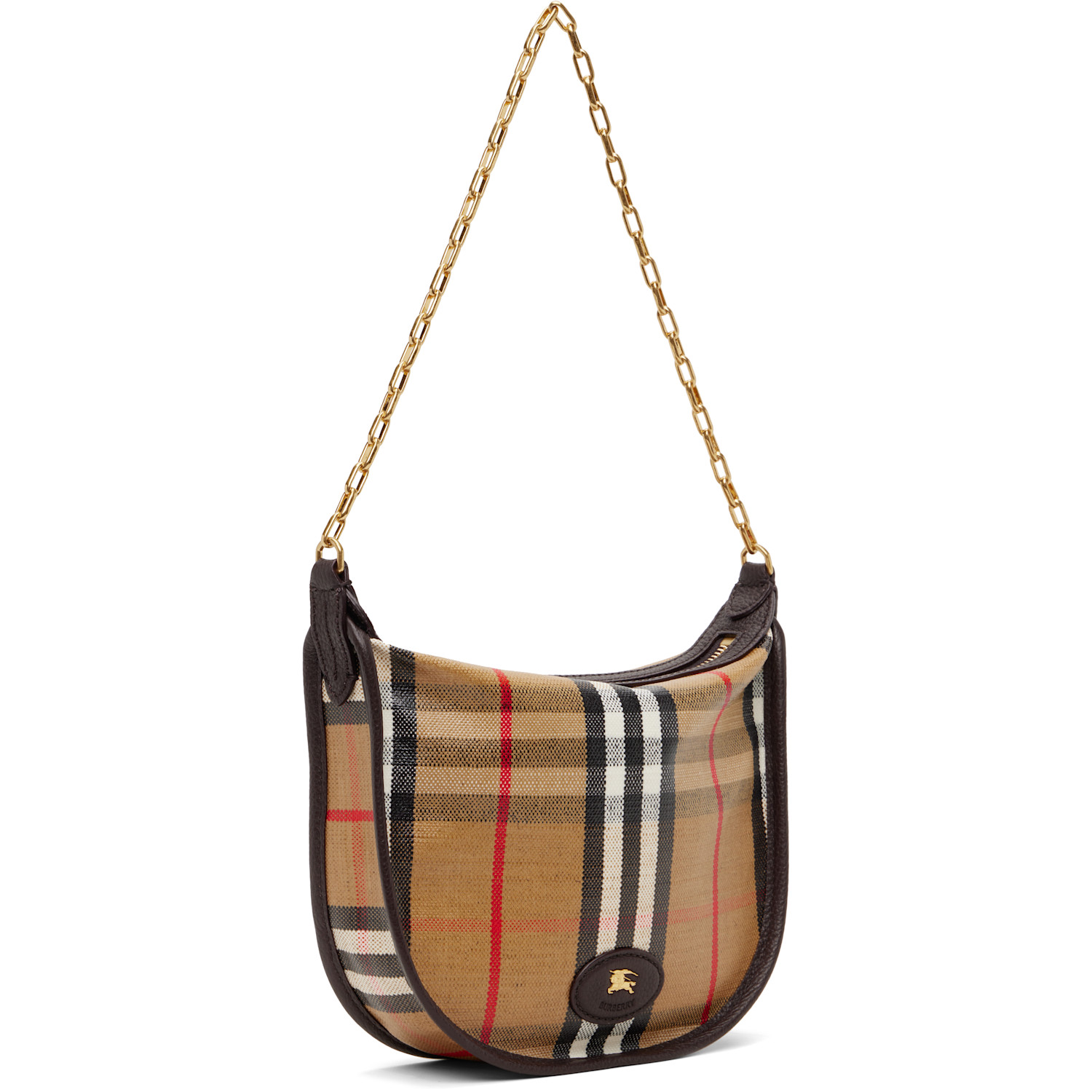  Burberry Beige Mini Highlands Chain Bag 