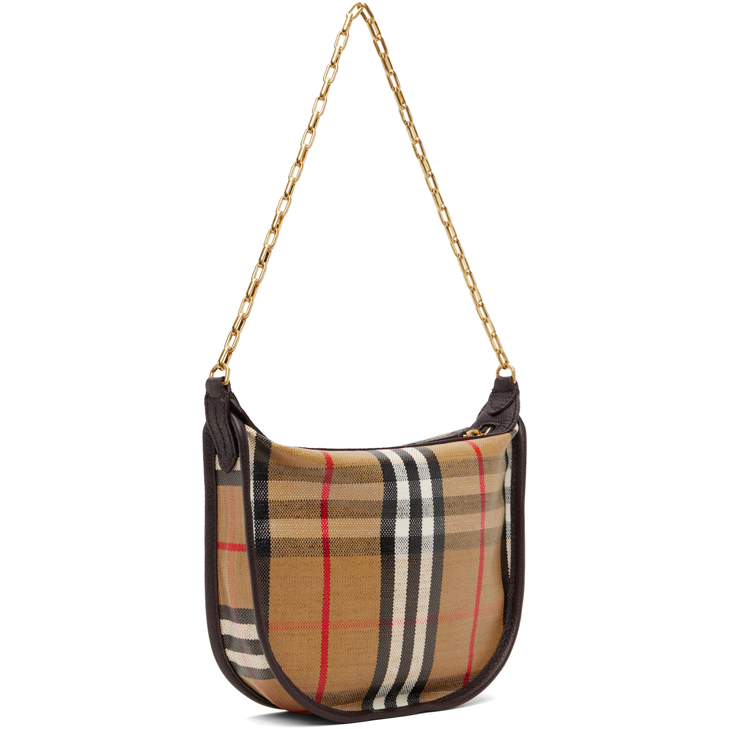  Burberry Beige Mini Highlands Chain Bag 