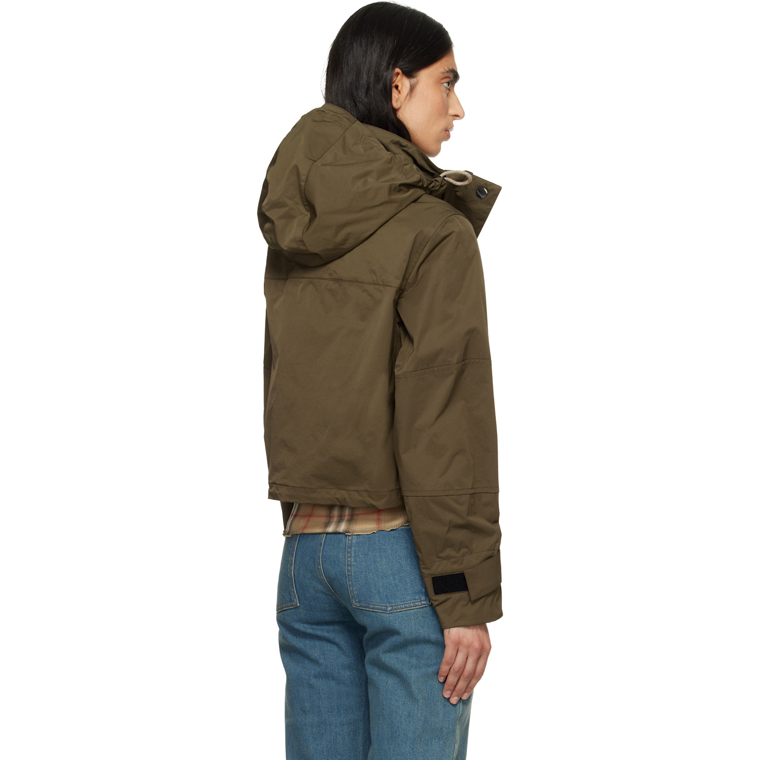  Burberry Khaki Nylon Jacket 