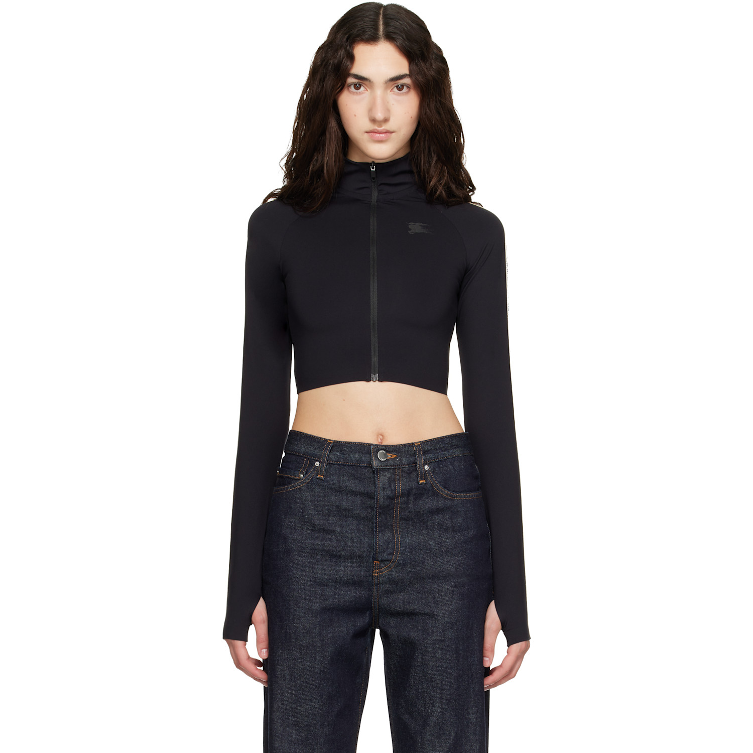 Burberry Black Astrid Track Jacket