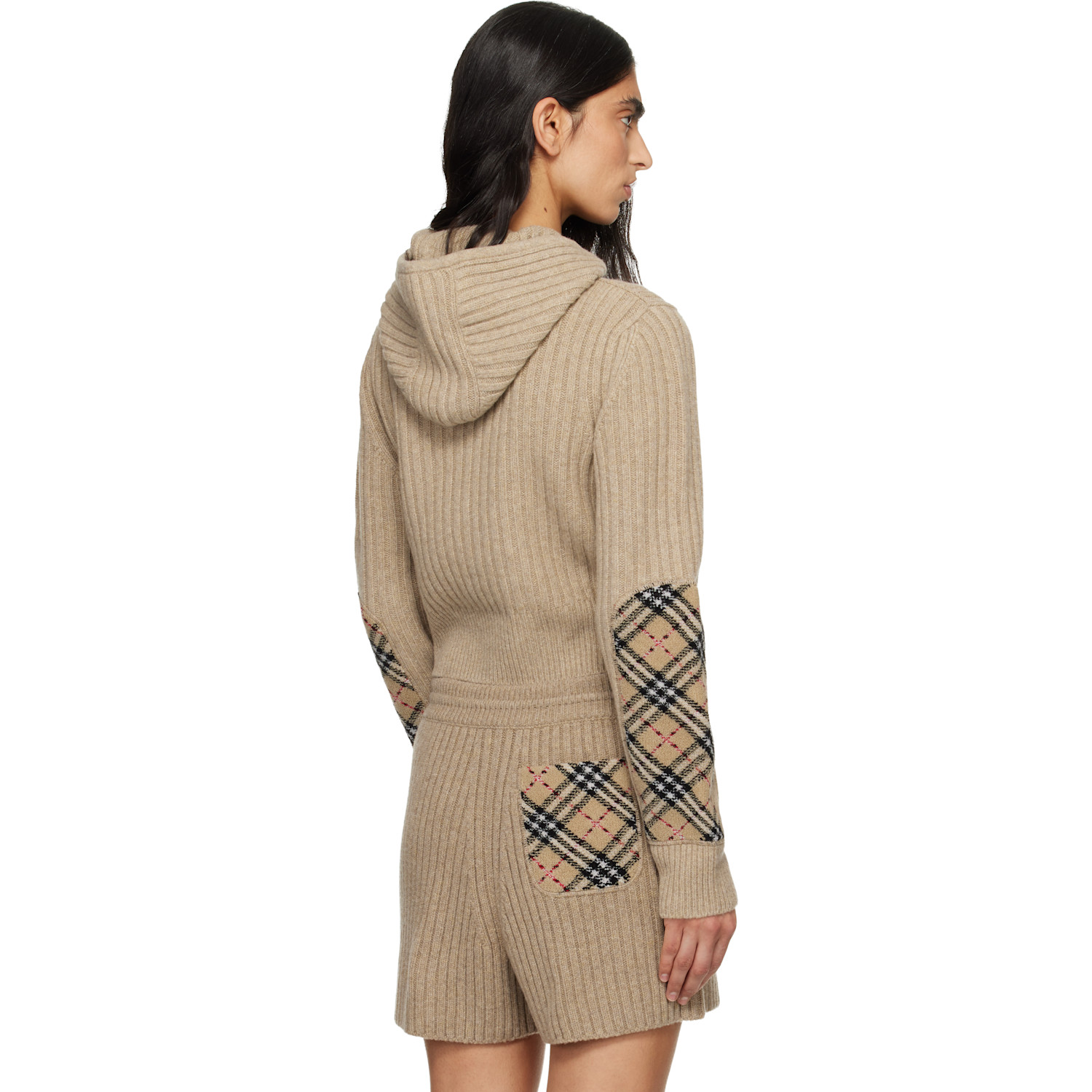  Burberry Beige Wool Hoodie 