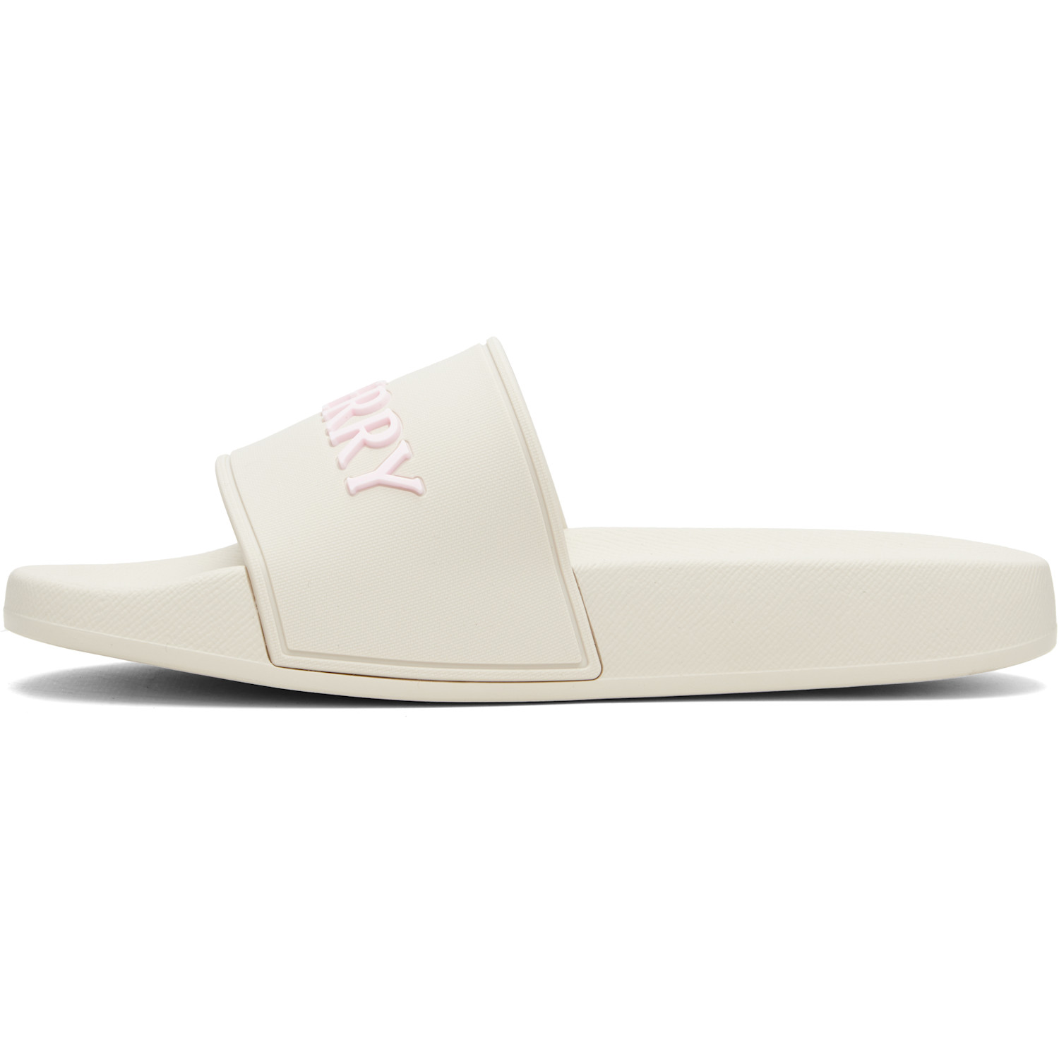  Burberry Beige Logo Slides 