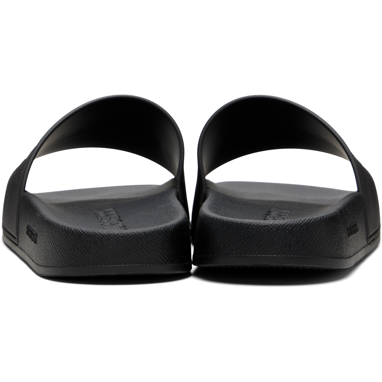  Burberry Black Logo Slides 