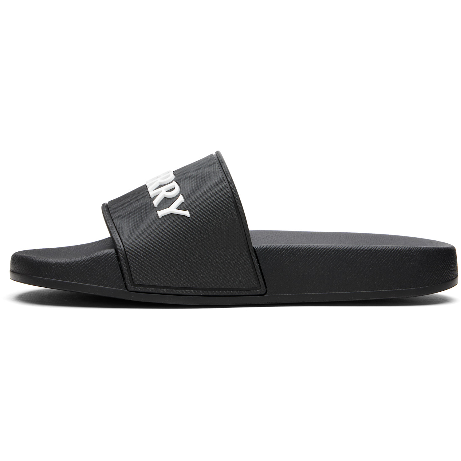  Burberry Black Logo Slides 