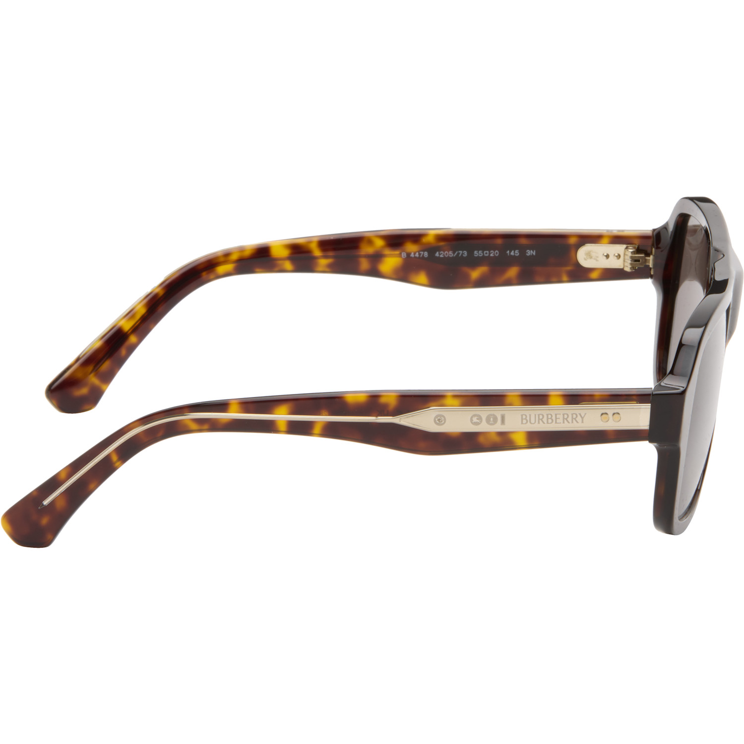  Burberry Brown Aviator Sunglasses 
