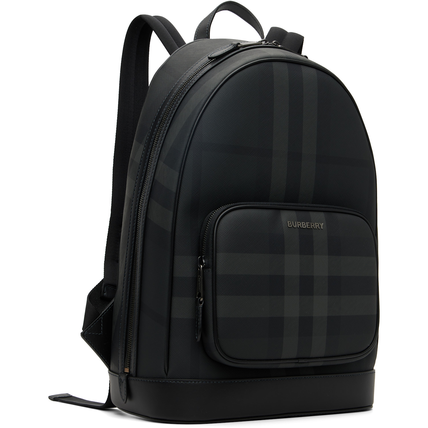  Burberry Black & Gray Rocco Backpack 