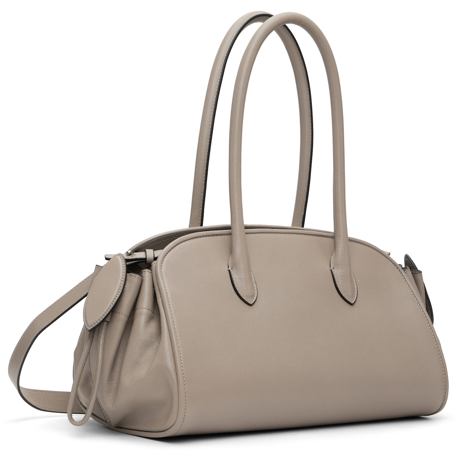  Marni Taupe Leather Tulipea Small Top-handle Bag 