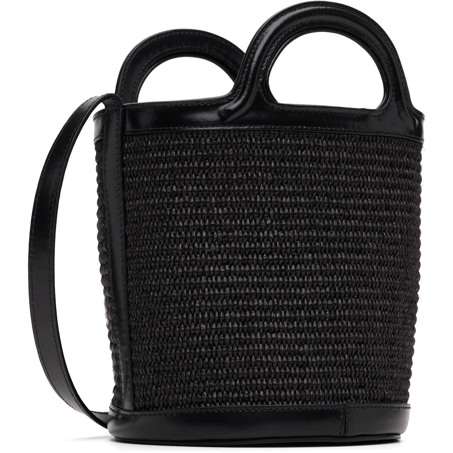  Marni Black Tropicalia Small Bucket Bag 