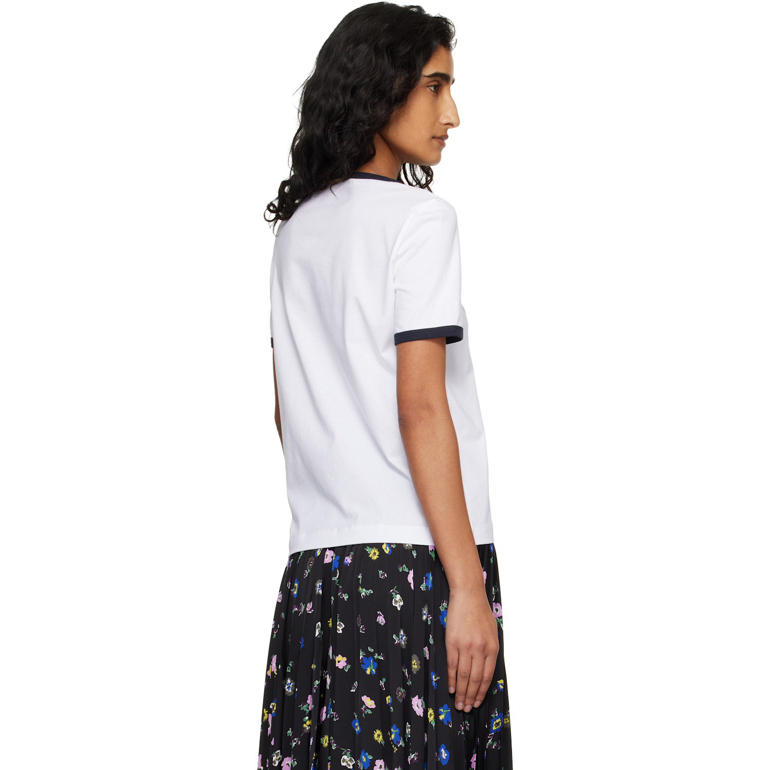  Marni White Flock Print Jersey T-shirt 