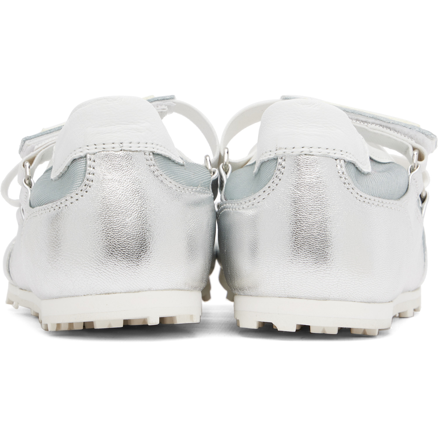  Marni Silver & Blue Mary Jane Velcro Sneakers 