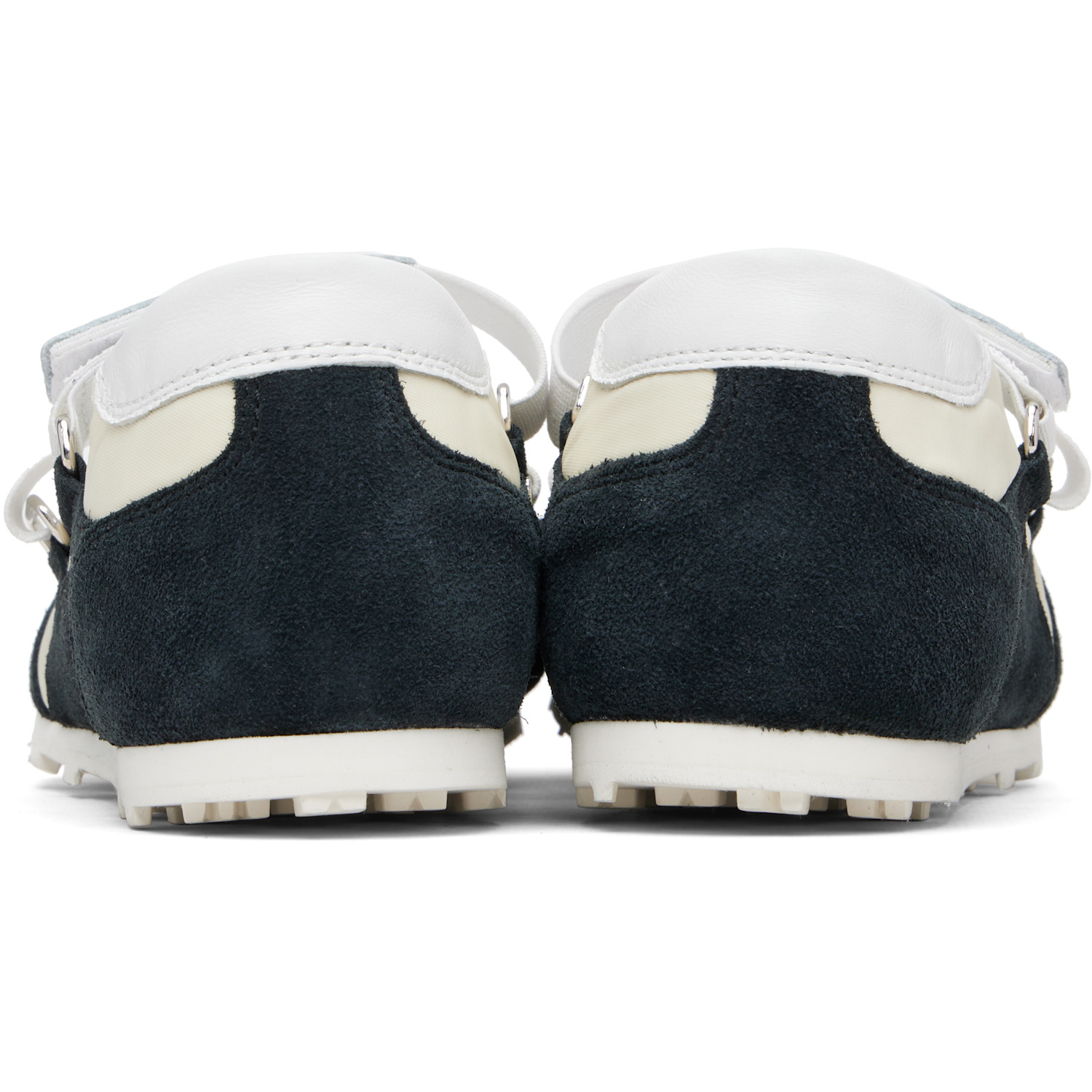  Marni Off-white & Black Mary Jane Velcro Sneakers 