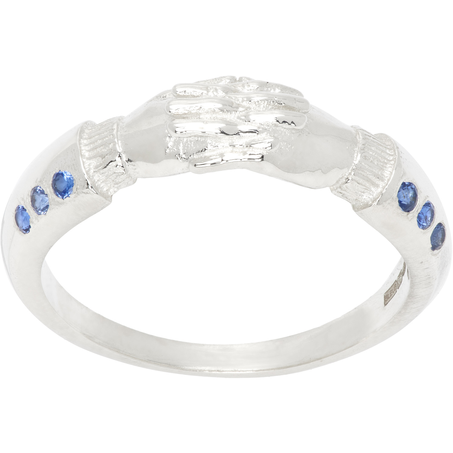 Bleue Burnham SSENSE Exclusive Hands Of Thought Ring